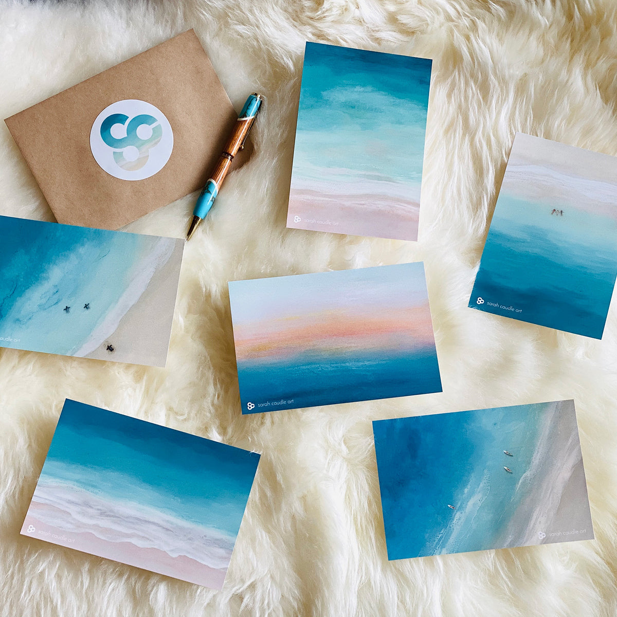 サラカードル sarah caudle art Sarah Caudle / サラカードル】”Maluhia”Matted Print – Sarah Caudle