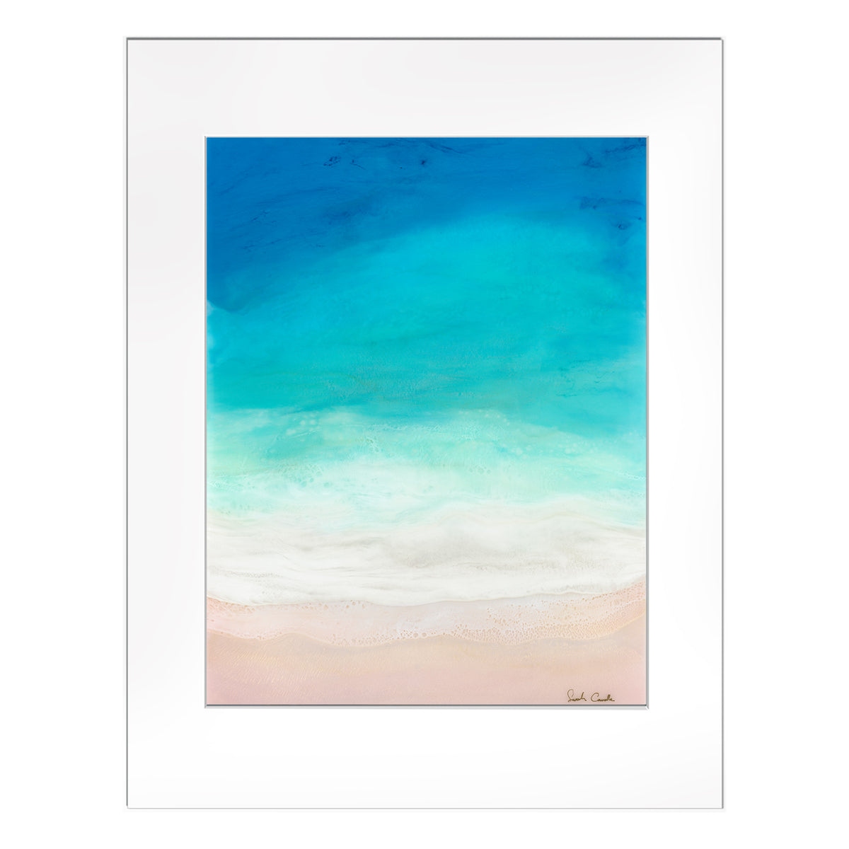 【Sarah Caudle / サラカードル】”Beach Dreaming”Matted Print