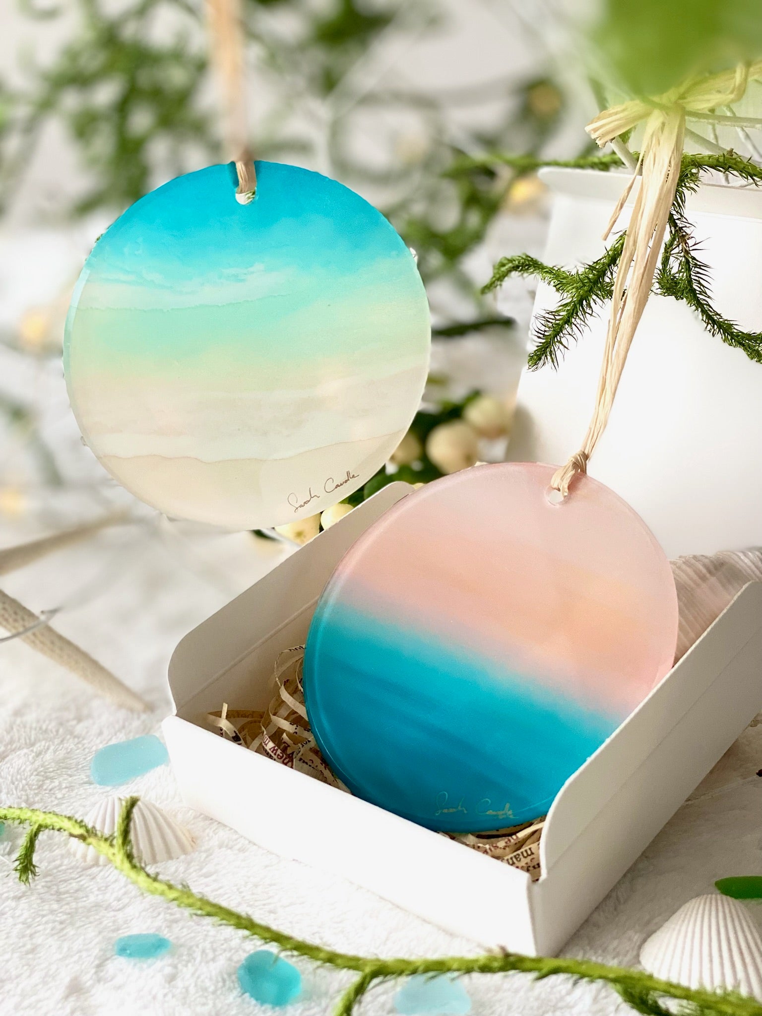 Sarah Caudle】 2024 Ornaments 2個セット – Sarah Caudle Art Japan
