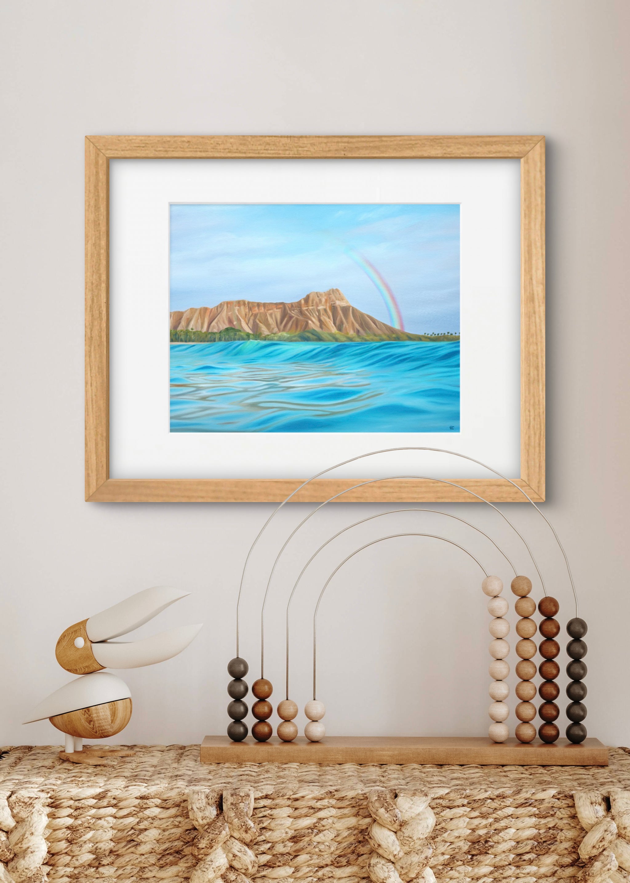 【⭐️⭐️⭐️さま専用】サラ・カードル　原画　Live in the Moment LiveAloha_mattedprint_02_6b417