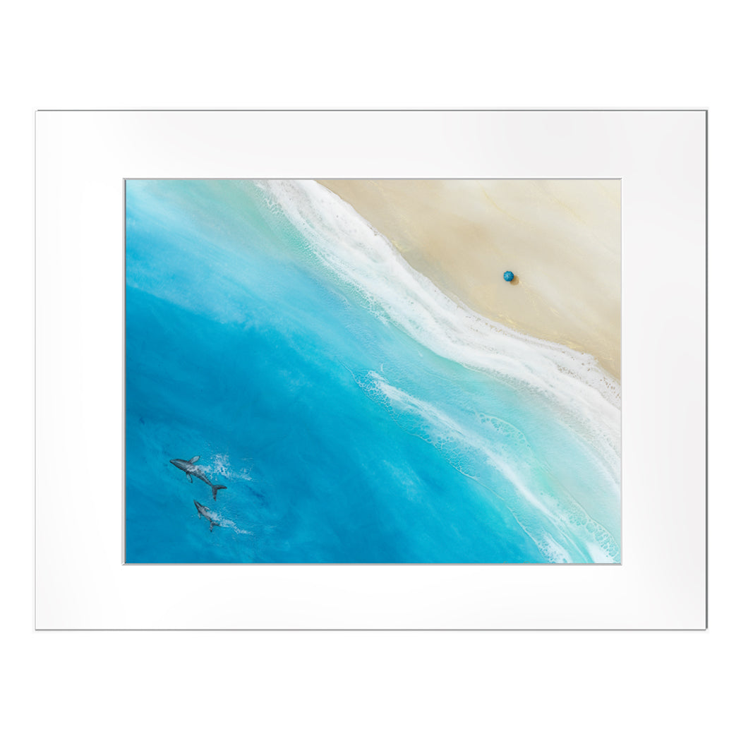 【Sarah Caudle / サラカードル】”Big Beach”Matted Print