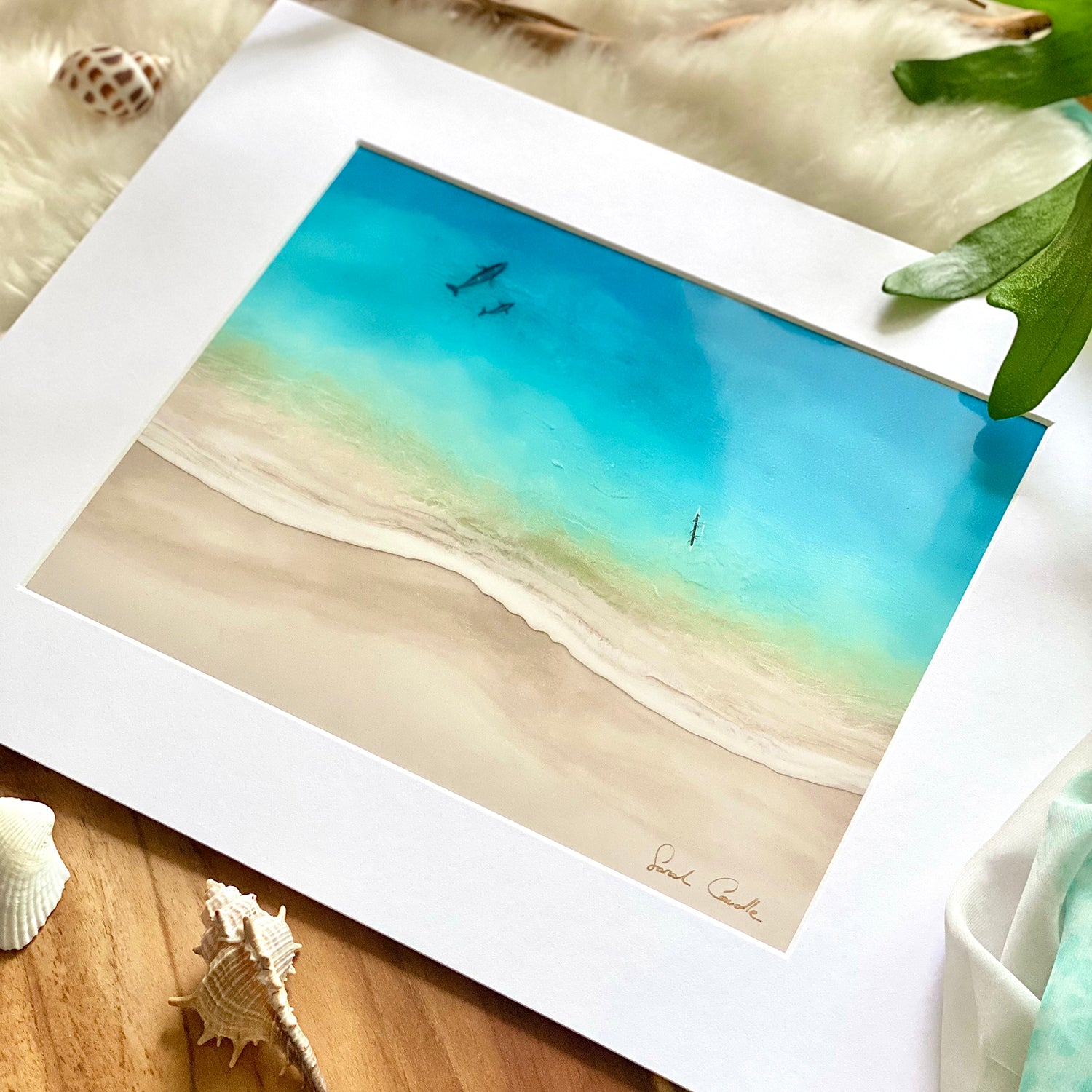 【Sarah Caudle / サラカードル】”Wailea2”Matted Print