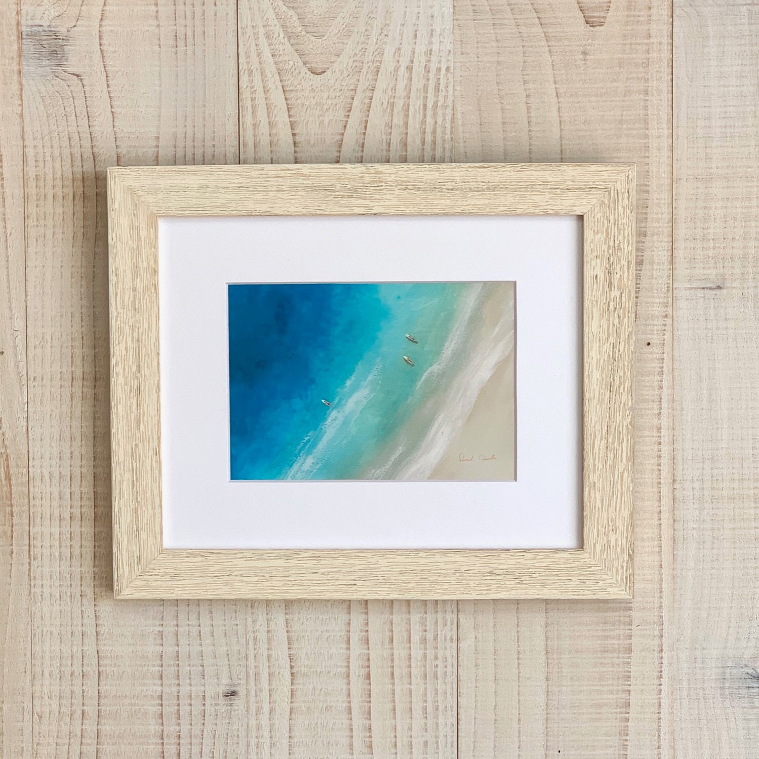 Sarah Caudle WTW Surf 限定版 アートパネル Sarah Caudle / サラカードル】”Surf Life”Matted Prints – Sarah