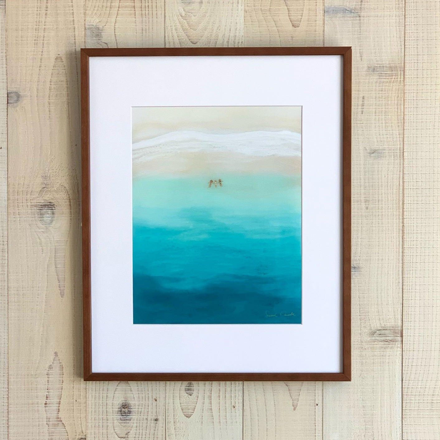【Sarah Caudle / サラカードル】”Three for the Sea”Matted Print