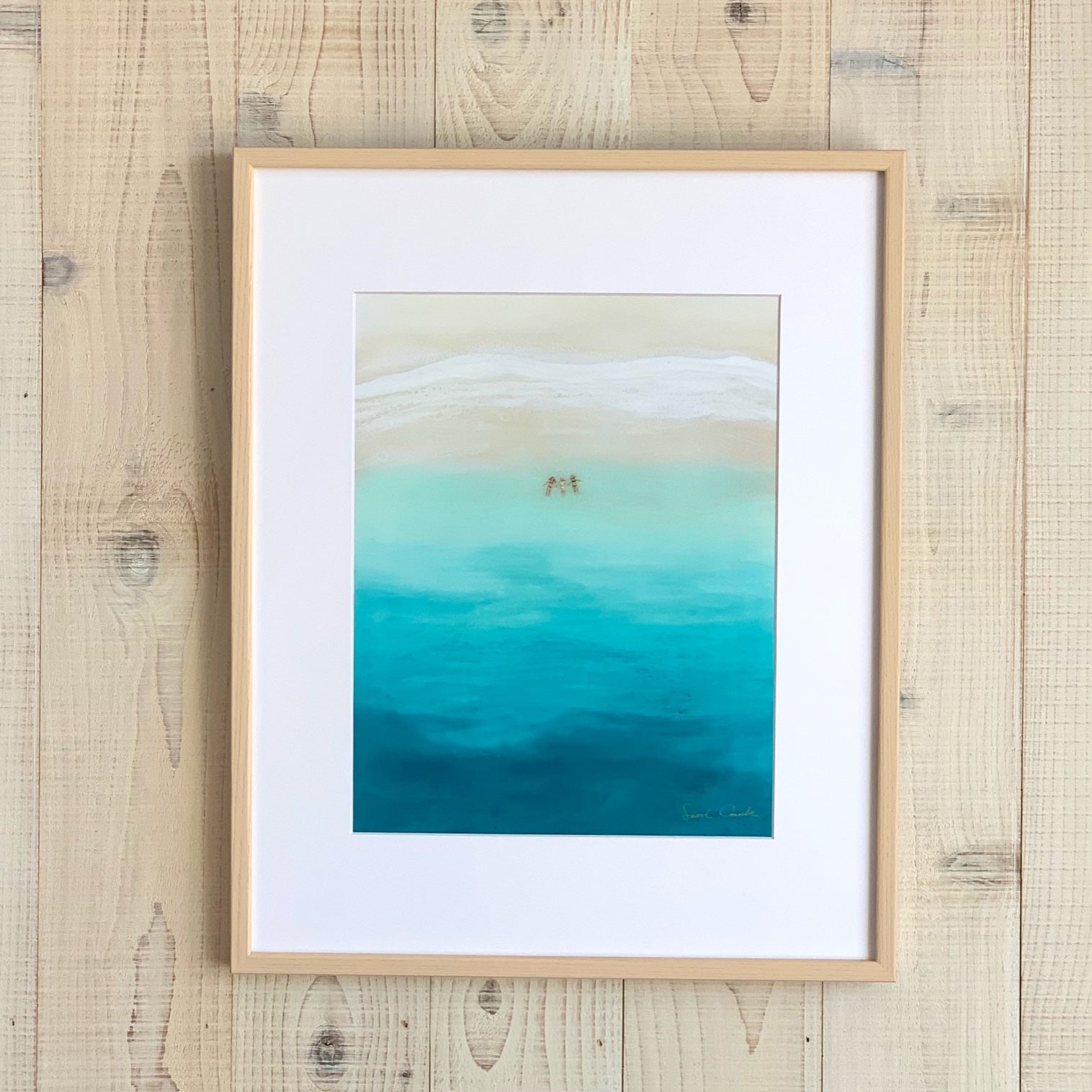 【Sarah Caudle / サラカードル】”Three for the Sea”Matted Print