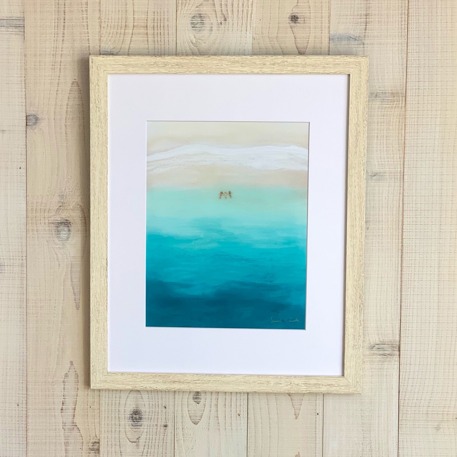 絵画/タペストリーSarah Caudle "Beach Dreaming" サラカードル
